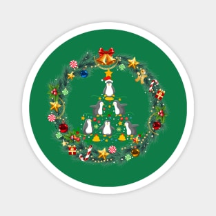 Penguin Christmas Tree Magnet